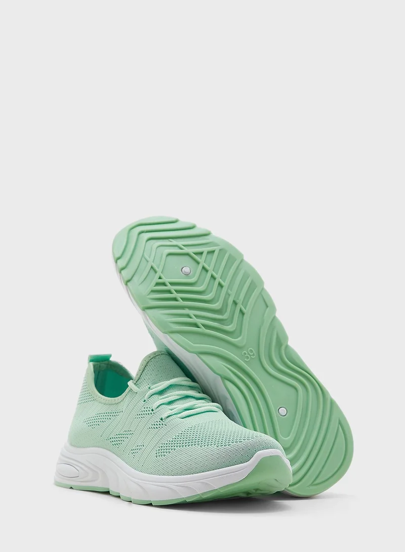 Ginger Textured Knit Comfort Sneaker
