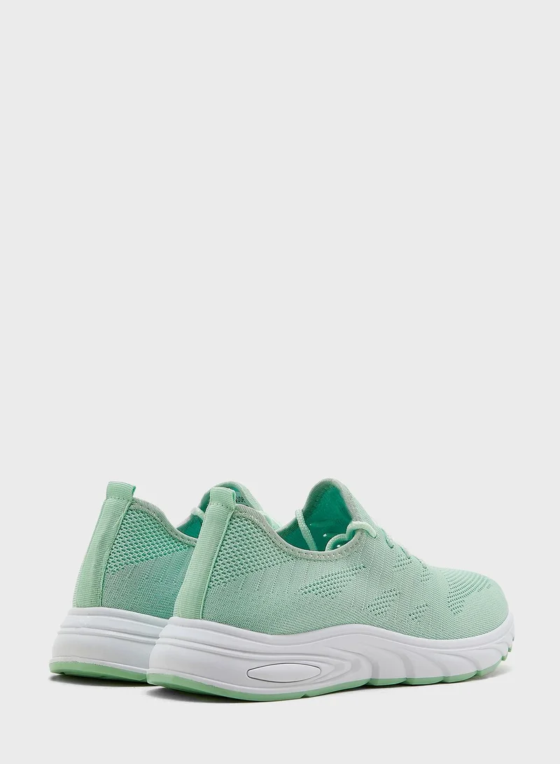 Ginger Textured Knit Comfort Sneaker