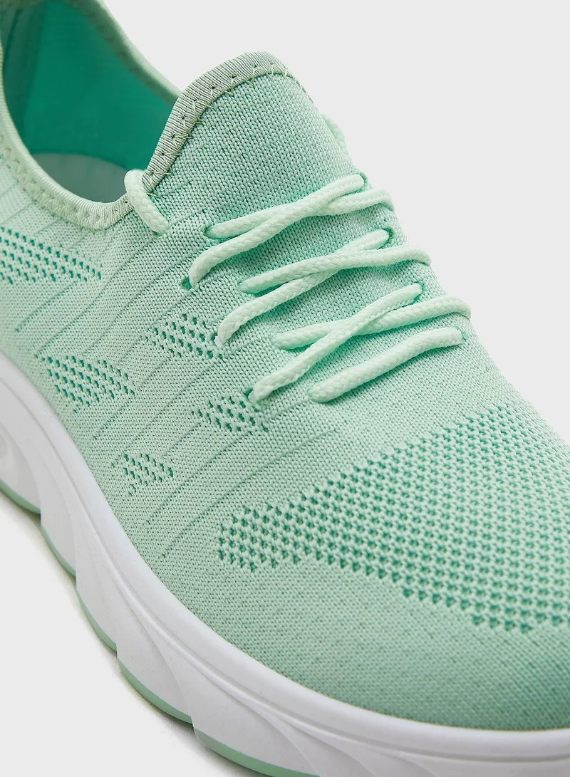 Ginger Textured Knit Comfort Sneaker