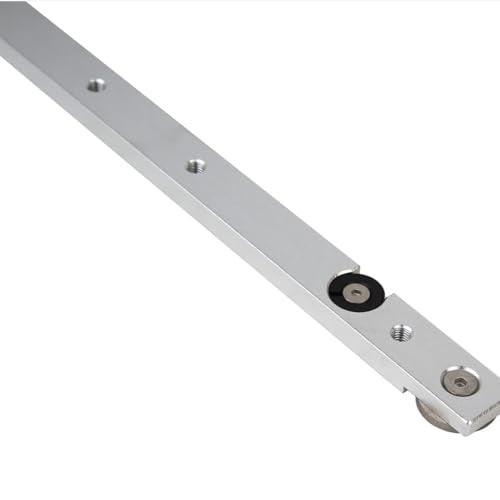 Serplex® 3/4" Aluminium Alloy Miter Bar Clamping Tool, 300mm Silver T-Slot Track Gauge Rod Rail, Router Table Saw Slider for Woodworking, Precision Alignment, DIY Crafts - Image 1