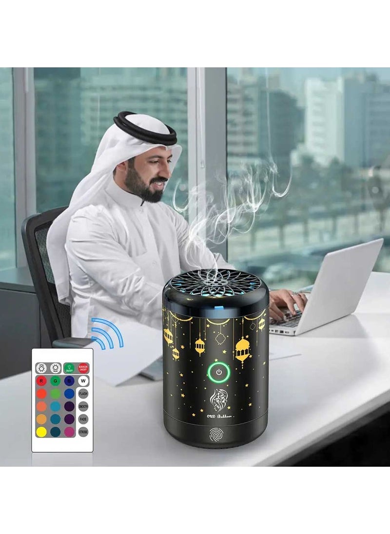 عود بخور مبخرة كهربائية بتصميم رمضان، مبخرة بخور مع 16 مصباح للسيارة  - Image 5