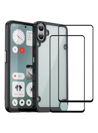 [1+2 Sets] For Nothing CMF Phone 1 Case & Screen Protector Transparent Frame Protective Cover with 2 Tempered Glass Screen Protector - pzsku/ZA45A5D4D5D9473FD9C0FZ/45/_/1722569299/51129b4b-7ad2-4085-8cbd-a138eb992909