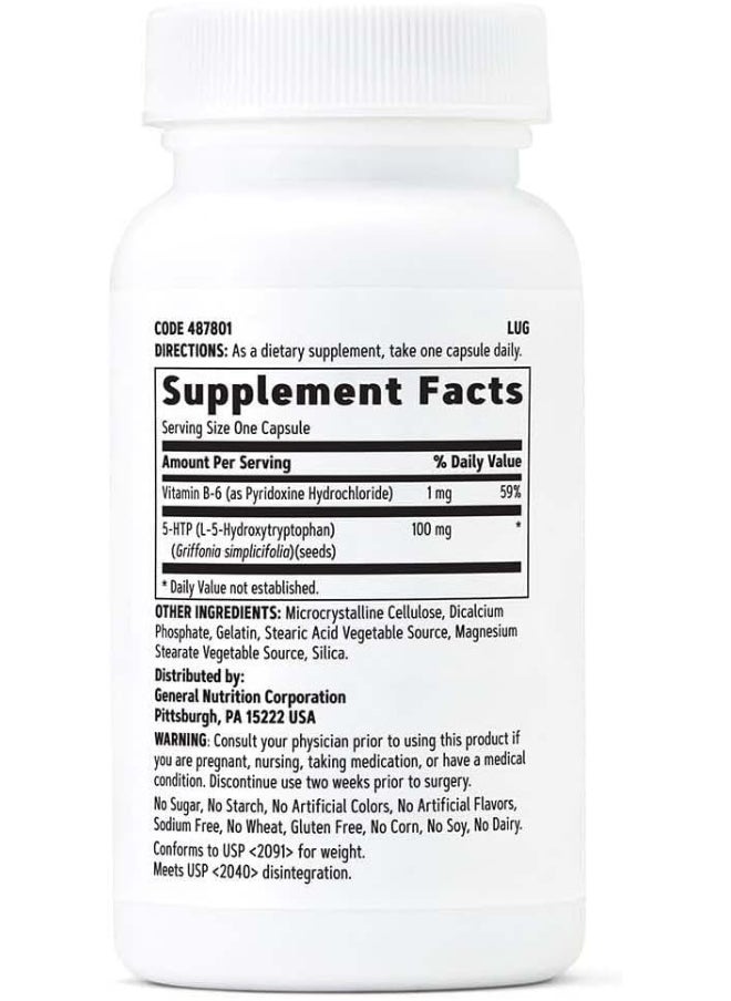 GNC GNC 5-HTP 100mg | 30 Count  - Image 2