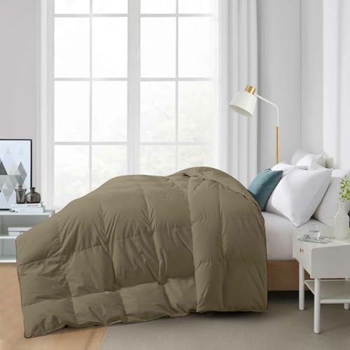 Razzai All-Season Comforter 220 GSM | Super Soft Fluffy & Lightweight Comforter Double Bed Comforter (90" x 90" Inches/228cm x 228cm) - Queen Size | Beige - Image 3