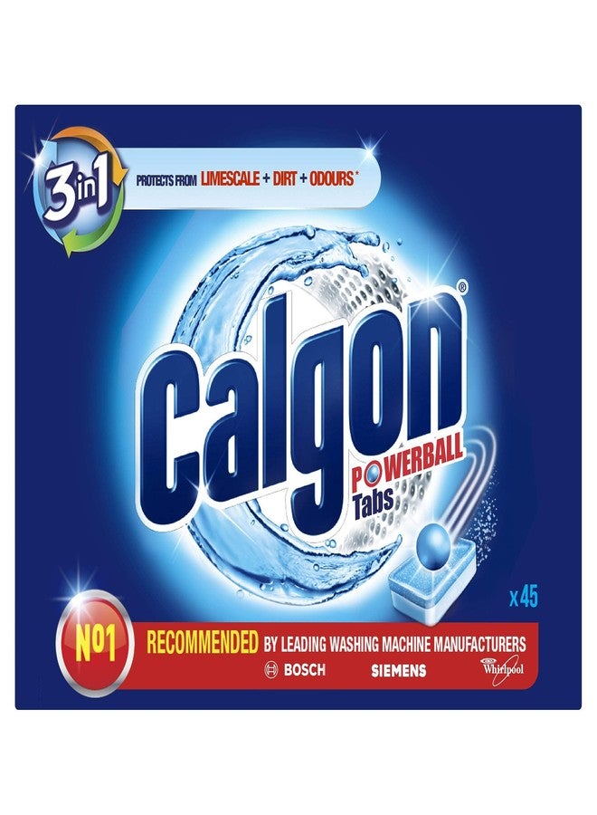 Calgon أقراص كالغون 3 في 1 لمعالجة المياه، 45 قرص - Image 1
