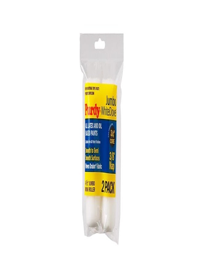 Purdy 140624012 Jumbo Mini White Dove Roller Replacements, 2-Pack, 4-1/2 inch x 3/8 inch nap - Image 3