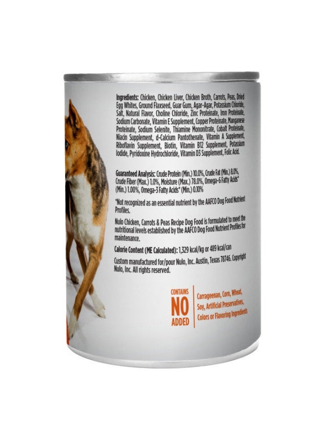 Nulo Freestyle Grain Free Chicken, Carrots & Peas Recipe with Probiotics Recipe 368gms - Image 2