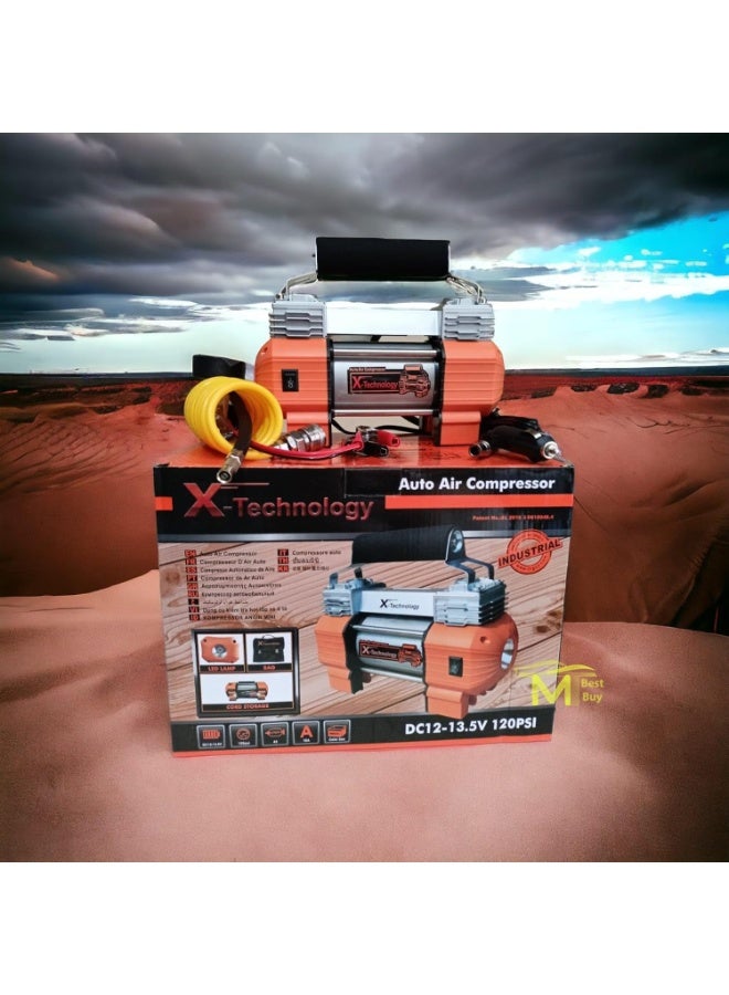 X-Technology X Technology Dual-Piston Car Air Compressor 120 PSI - Image 5