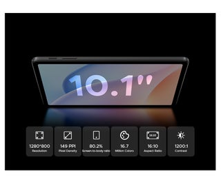 DOOGEE تاب A9 VIP إصدار خاص جهاز لوحي يعمل بتقنية WiFi، شاشة IPS HD مقاس 10.1 بوصة، نظام أندرويد 15، ذاكرة وصول عشوائي 20 جيجابايت، سعة تخزين داخلية 64 جيجابايت، مزود بلوحة مفاتيح وماوس وقلم ستايلس، باللون الرمادي النيزكي - view 5