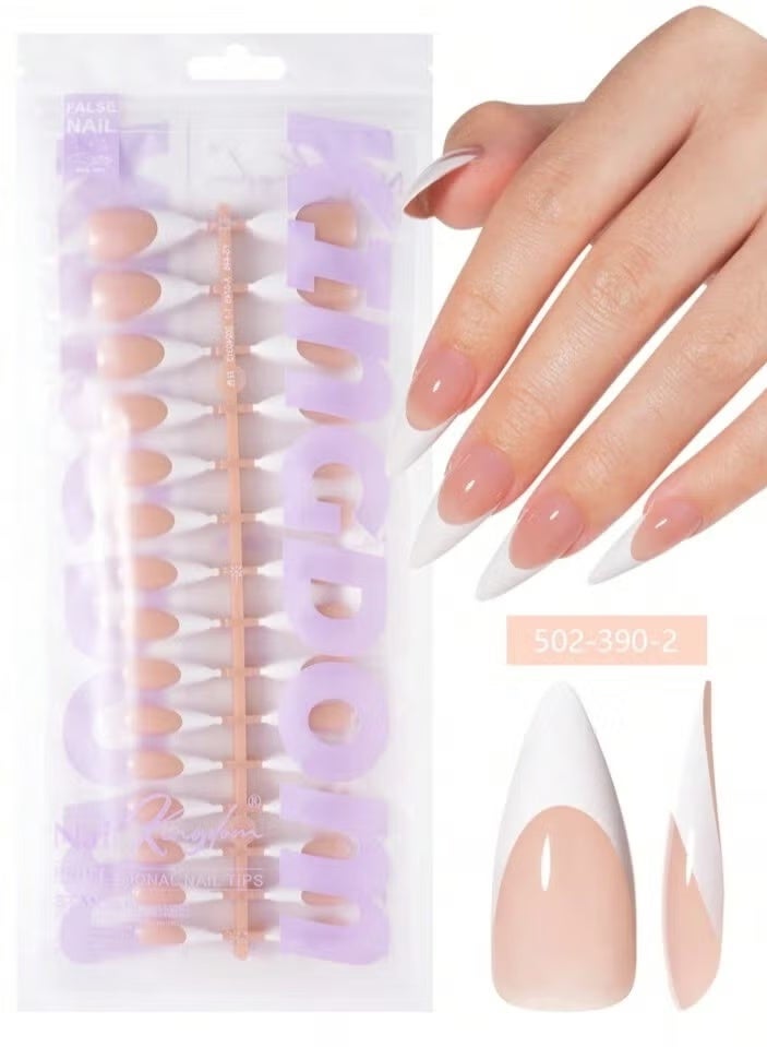 Sugargirl Soft Gel Full Cover Nail Tips Kit for Soak Off Nail Extensions, 120 Soft Clear Short Square Gelly Tips Pre-buff PMMA False Press on Nail Tips, 12 Sizes - Image 1