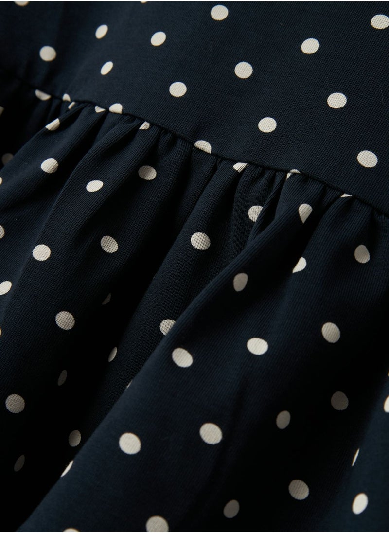 NAME IT - Kids Polka Dot Dress - Image 1