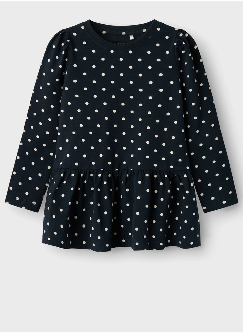 NAME IT - Kids Polka Dot Dress - Image 1