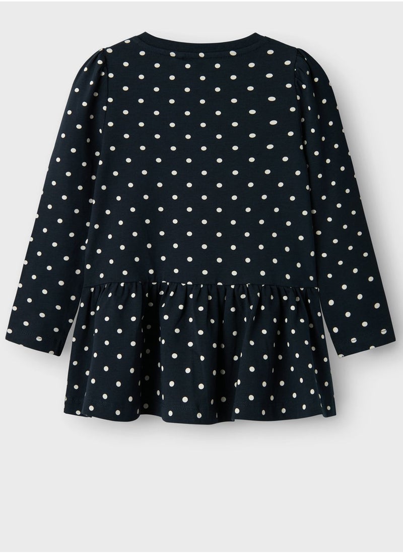 NAME IT - Kids Polka Dot Dress - Image 1