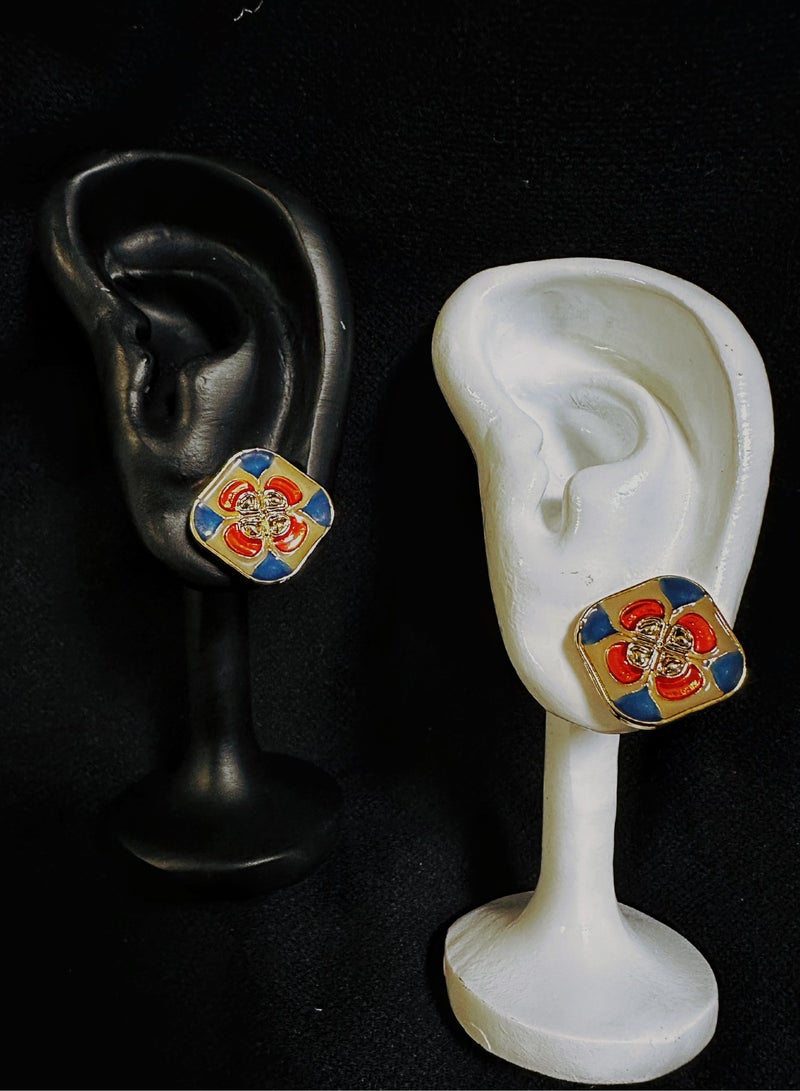 SYNSYB Sparkling Heart/Round/Squre Stud Hypoallergenic Earrings for Women  Jewelry with Gift Box for Wife Mother Girlfriend - Image 3