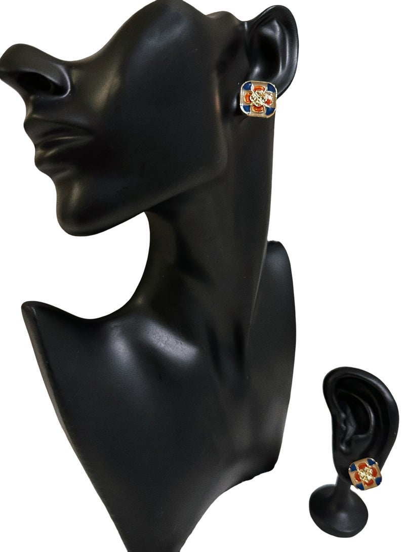 SYNSYB Sparkling Heart/Round/Squre Stud Hypoallergenic Earrings for Women  Jewelry with Gift Box for Wife Mother Girlfriend - Image 5