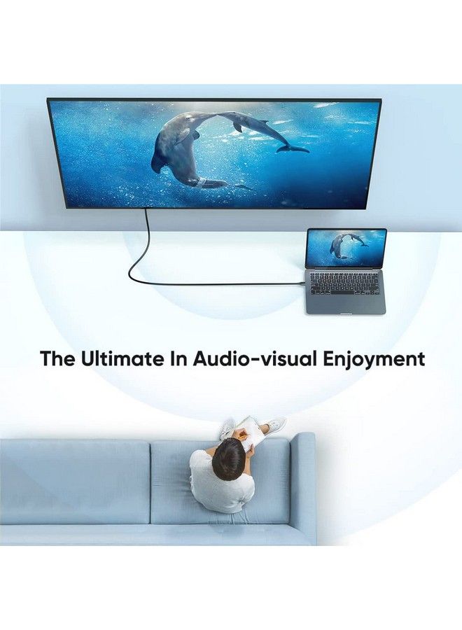 CableCreation 8K Hdmi Cable 3.2 Feet Hdcp Hdmi Cable 8K 60Hz Ultra High Speed 48Gbps Earc Hdmi Cable Compatible With Ps5 Ps4 Xbox Series X Xbox One Laptop Ns Roku Tv Laptop Projector Black - Image 4