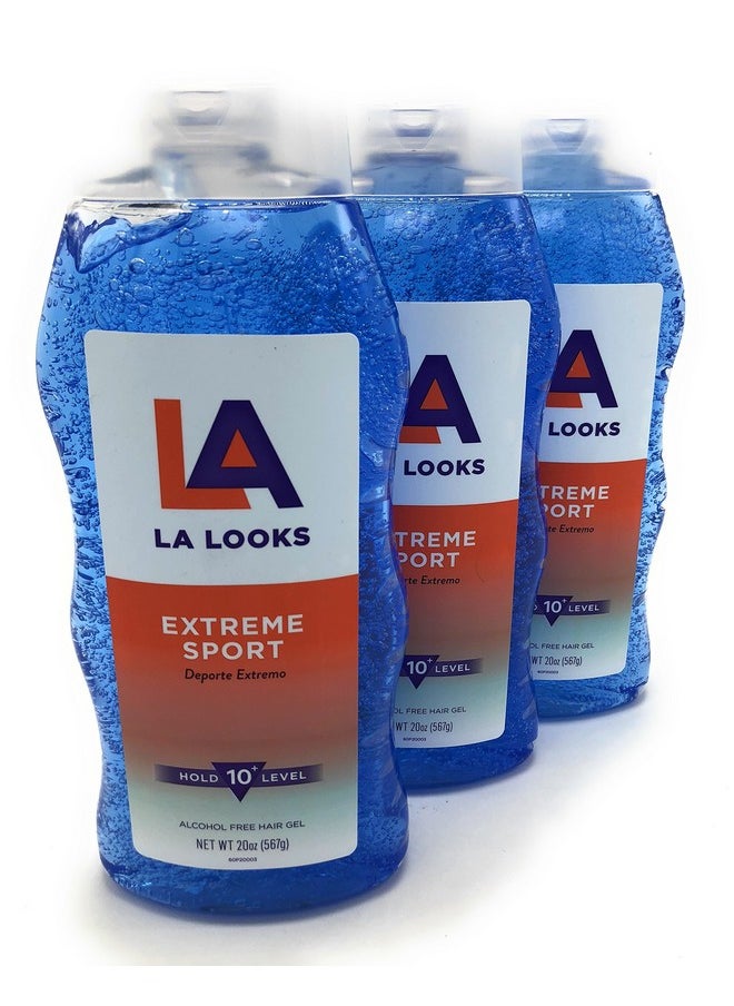 la looks L.A. Looks Sport Xtrme Hld Gel 20 Oz (Pack Of 3)  - Image 2