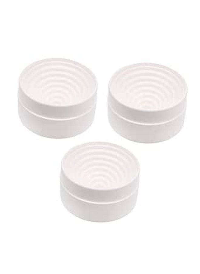 3 Pcs Plastic Round Bottom Flask Stand Holder Laboratory Flask Pad Support - Image 1