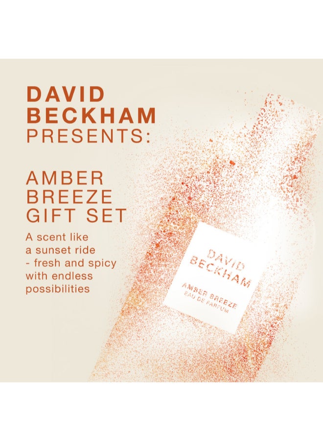 DAVID BECKHAM مجموعة هدايا عطر أمبر فريز 100 مل ماء عطر - Image 4