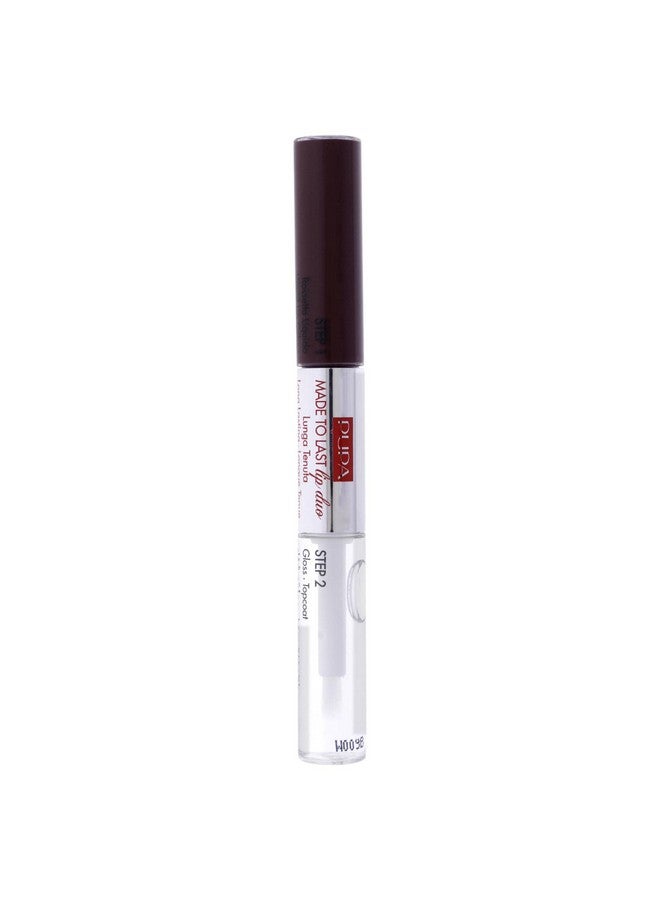 PUPA Milano Made To Last Lip Duo Smudge Proof Lip Color And Gloss Highly Pigmented Shades One Swipe Color Payoff Gives Unrivaled Glassy Effect Long Lasting 017 Red Wine 0.13 Oz - Image 3