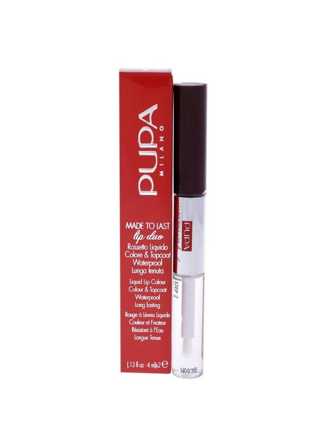 PUPA Milano Made To Last Lip Duo Smudge Proof Lip Color And Gloss Highly Pigmented Shades One Swipe Color Payoff Gives Unrivaled Glassy Effect Long Lasting 017 Red Wine 0.13 Oz - Image 2