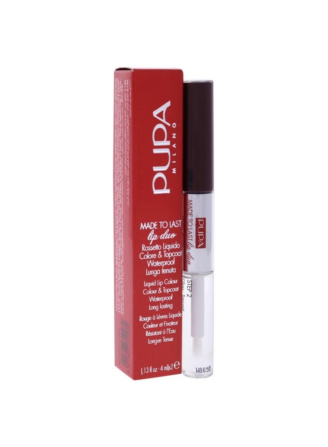 PUPA Milano Made To Last Lip Duo Smudge Proof Lip Color And Gloss Highly Pigmented Shades One Swipe Color Payoff Gives Unrivaled Glassy Effect Long Lasting 017 Red Wine 0.13 Oz - Image 4