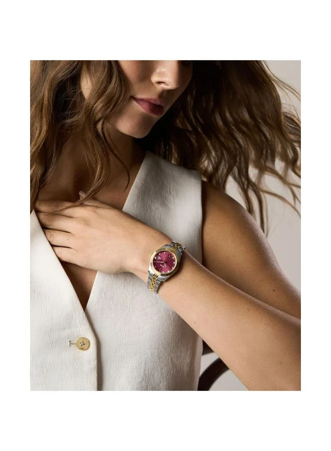 FOSSIL ES5461 Analog Watch with Stainless Steel Metal Bracelet