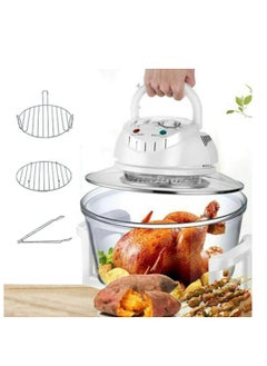 Generic 17.0L Air Fryer Oven, 360 Heating, Adjustable Time and Temperature, Less Fat and Oil, User Friendly Design, Vertical Heating Grease Removal Infrared Convection Electric Oven Cooker  - Image 2