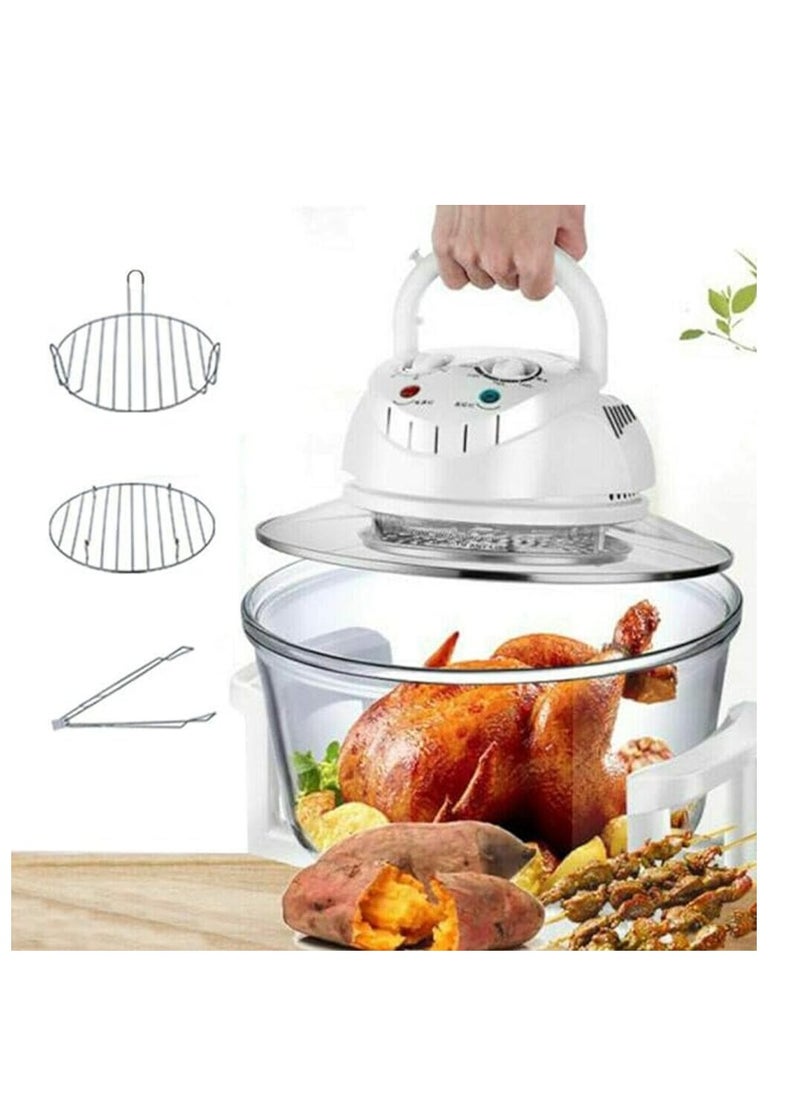 Generic - 17.0L Air Fryer Oven, 360 Heating, Adjustable Time and Temperature, Less Fat and Oil, User Friendly Design, Vertical Heating Grease Removal Infrared Convection Electric Oven Cooker - Image 1