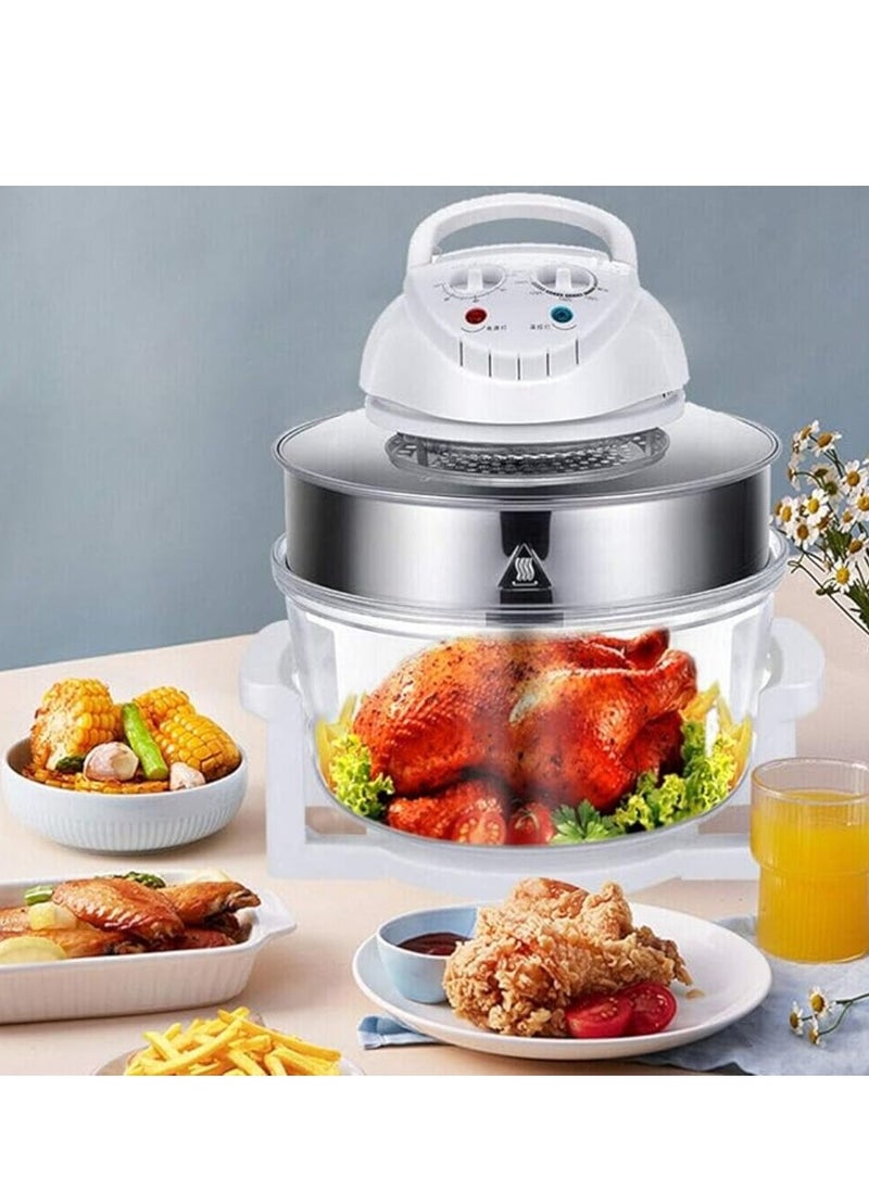 Generic - 17.0L Air Fryer Oven, 360 Heating, Adjustable Time and Temperature, Less Fat and Oil, User Friendly Design, Vertical Heating Grease Removal Infrared Convection Electric Oven Cooker - Image 1