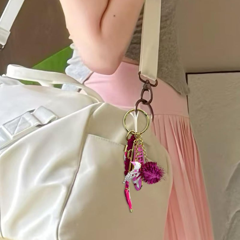 Madison Tyler Cute Sport Cheer Keychains for Women | Bag Charms for Handbags | Gold Plated Purse Charms for Handbags Decor Backpack Bag Trendy - Image 5