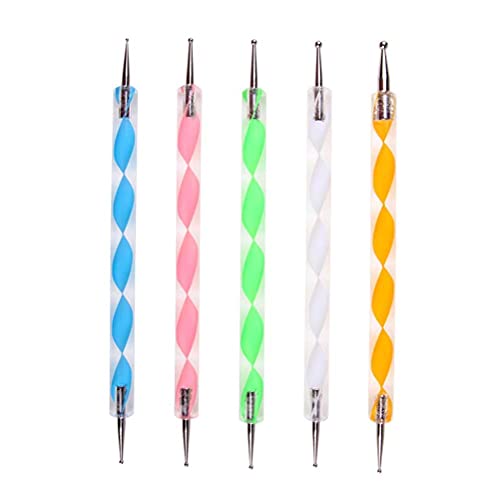 AmigozZ Dotting Tools Set with Mandala Dotting Stencils Templates Brushes and Paint Tray for Painting Rocks Drawing Drafting Kids Crafts & Nail Art (17 Pcs Mandala Set, Multicolor) - Image 4