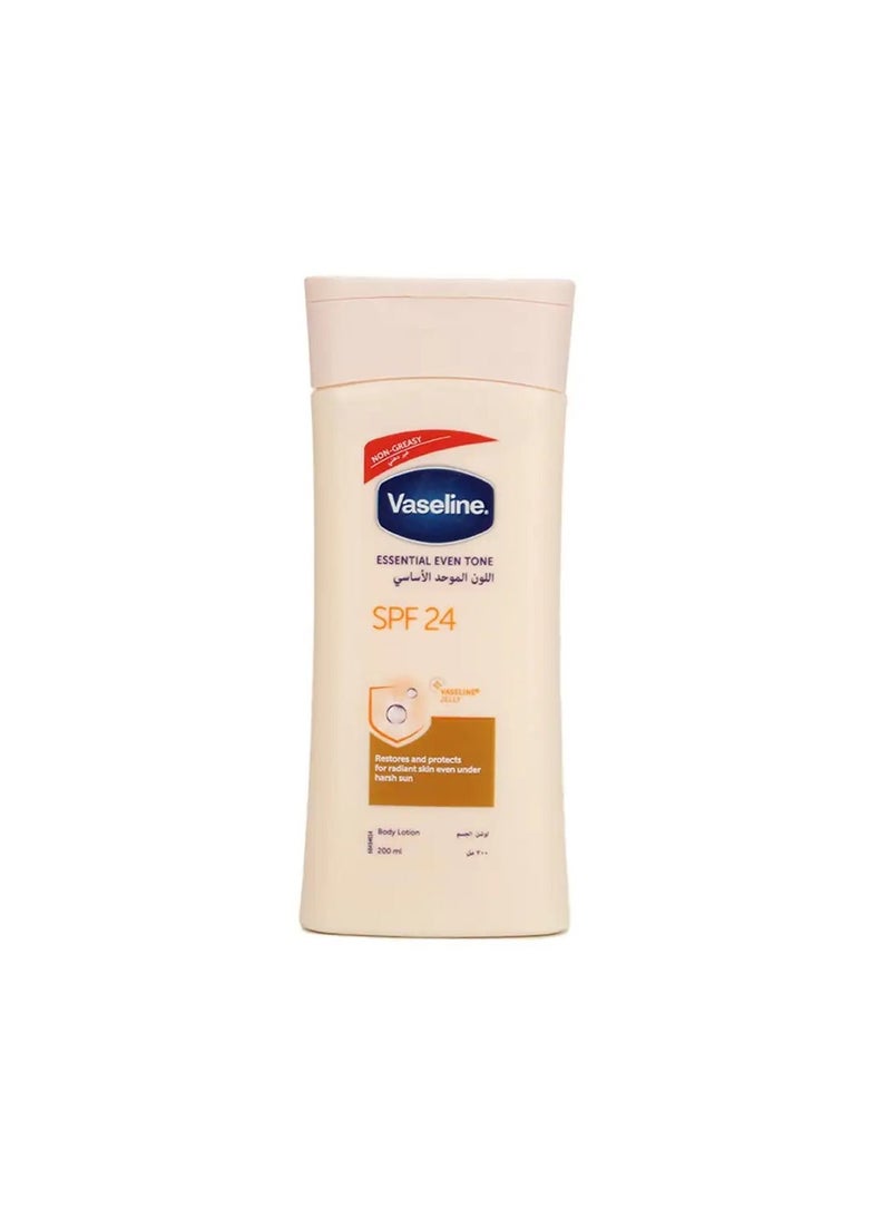 Vaseline Essential Even Tone Body Lotion With Spf24 200Ml