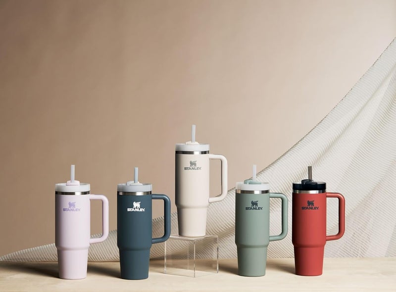 STANLEY Quencher H2.0 Tumbler with Handle and Straw 40 oz | Flowstate 3-Position Lid | Cup Holder Compatible for Travel | Insulated Stainless Steel Cup | BPA-Free | Shale - Image 4