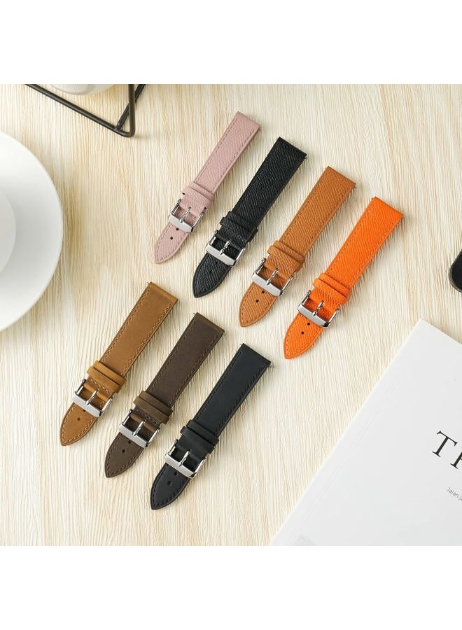 Ritche سوار ساعة سريع الفك من الجلد باللون البني لساعة Omega x Swatch Moonswatch للرجال والنساء مقاس 20 مم سوار ساعة بديل متوافق مع ساعة Samsung Galaxy Watch 4/5 - Image 4