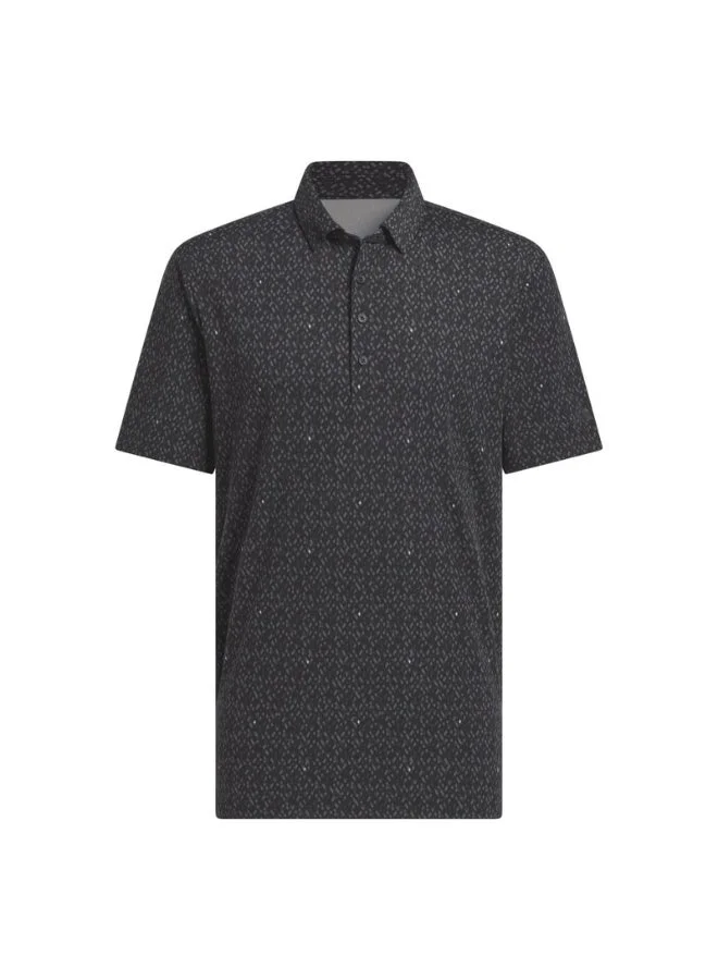 اديداس قميص بولو رجالي أسود بأكمام قصيرة