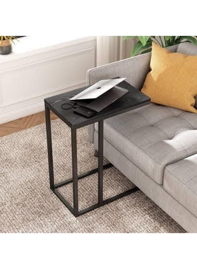 ليون هوم طاولة جانبية، معدن * خشب، 30×45×62 سم ​​- أسود - Image 4