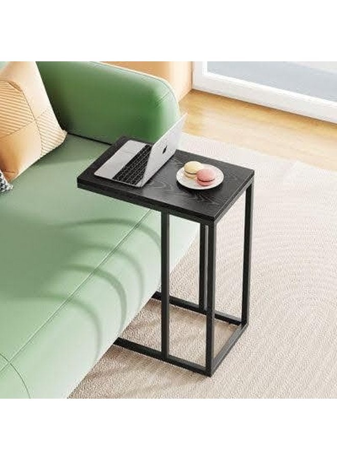 ليون هوم طاولة جانبية، معدن * خشب، 30×45×62 سم ​​- أسود - Image 2