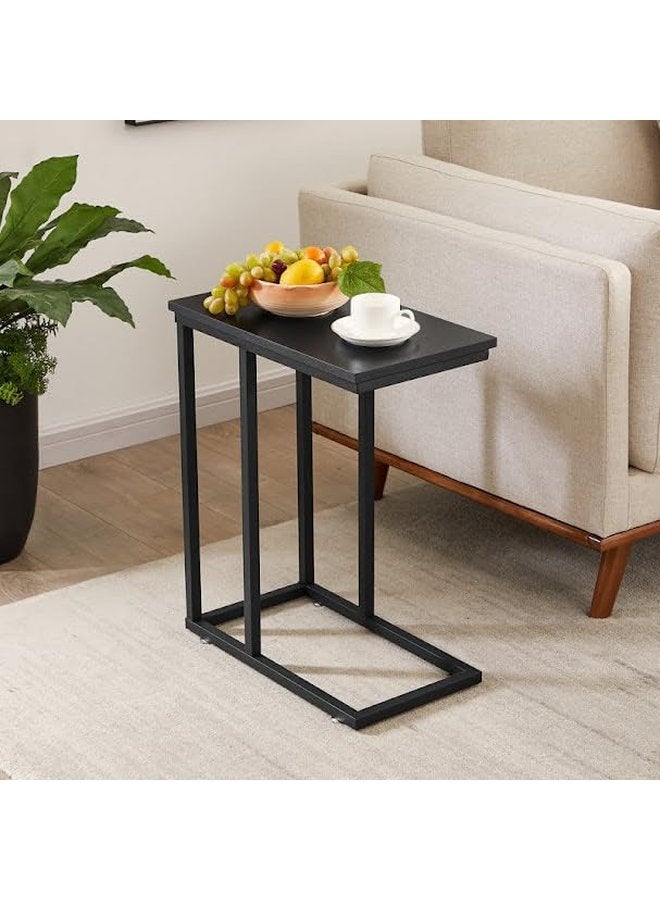 ليون هوم طاولة جانبية، معدن * خشب، 30×45×62 سم ​​- أسود - Image 5