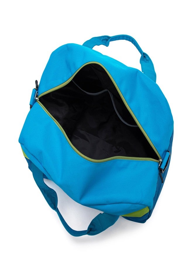 HawLander Kids Duffle Bag for Boys or Girls, Fit School Practice, or Overnight Travel, Blue - Image 3