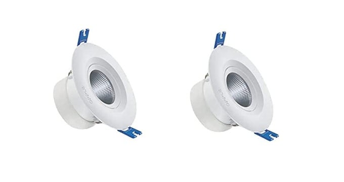 US LED SPOT LIGHT ROUND PANEL DEEP JUNCTION CONCEAL BOX DOWN LIGHTS 4WATT COOL WHITE 6000K PACK OF 2