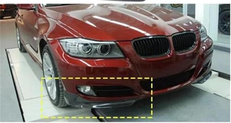 QASULER Front Bumper Side Cover Lip Spoiler for BMW 3 Series E90 - Image 3