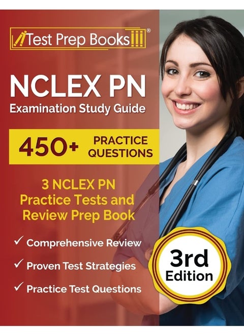 NCLEX PN Examination Study Guide: 3 NCLEX PN Practice Tests (450+ Questions) and Rev