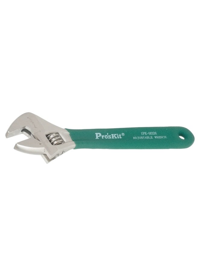 Pro'skit 1pk-h026 6-inch Titanium Coated Anti-slip Adjustable Wrench With Plastic Dipped Handle - Image 4