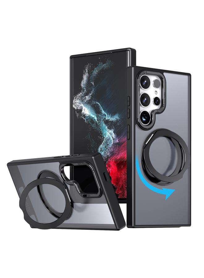 S-TOP Case For Samsung Galaxy S24 Ultra 5G Wing Series MagSafe Magnetic Ring Holder Phone Case - Image 1