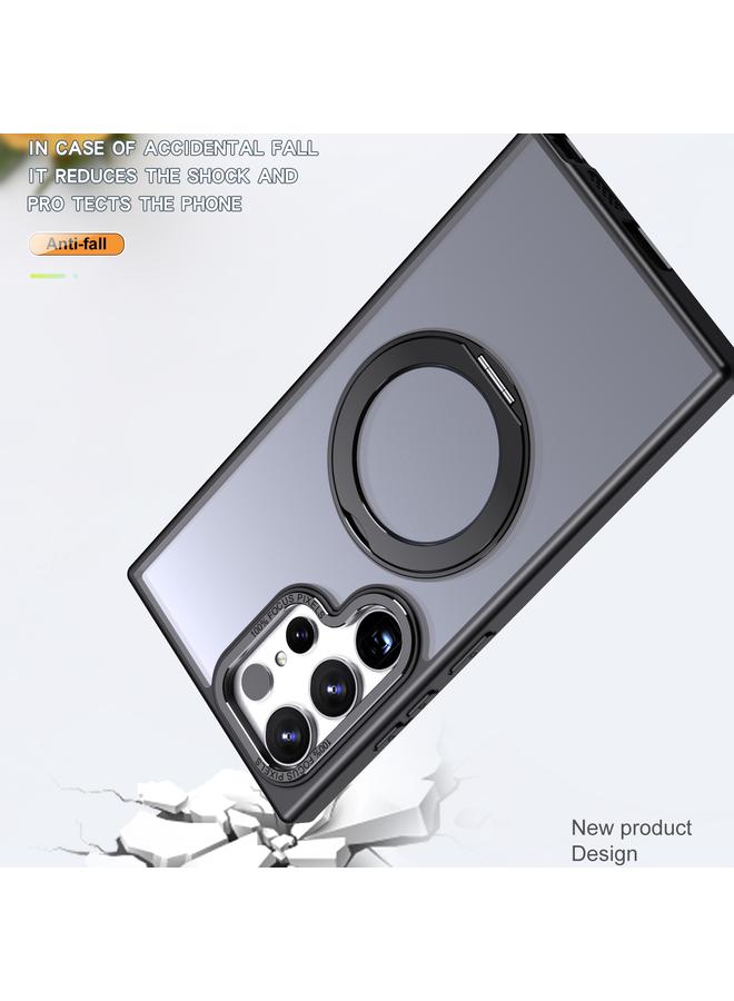 S-TOP Case For Samsung Galaxy S24 Ultra 5G Wing Series MagSafe Magnetic Ring Holder Phone Case - Image 3