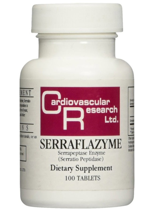 Cardiovascular Research Serraflazyme Tablets, 100 Count - Image 1