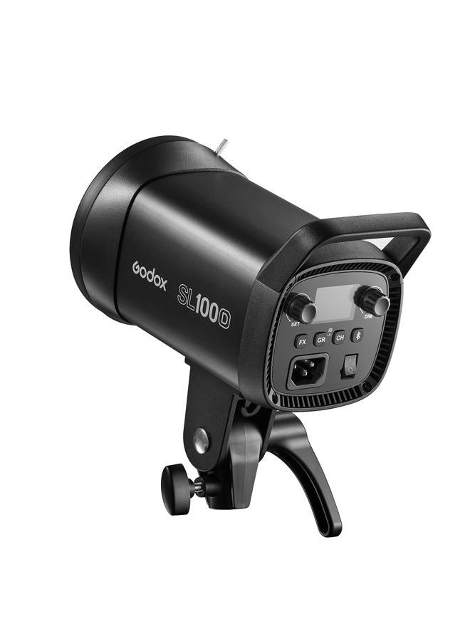 Godox Godox SL100D Daylight LED Video Light, 100W 5600K 32100Lux @1M CRI 96+TLCI 97+ Bowens Mount COB LED Continuous Light, 8 FX Effects 0-100% Brightness Studio Light with RC-A6 Remote - Image 2