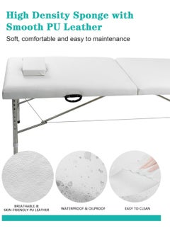 Meishida Folding Massage Bed Lightweight Massage Table Height Adjustable Facial Bed  - Image 3