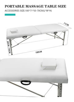 Meishida Folding Massage Bed Lightweight Massage Table Height Adjustable Facial Bed  - Image 4